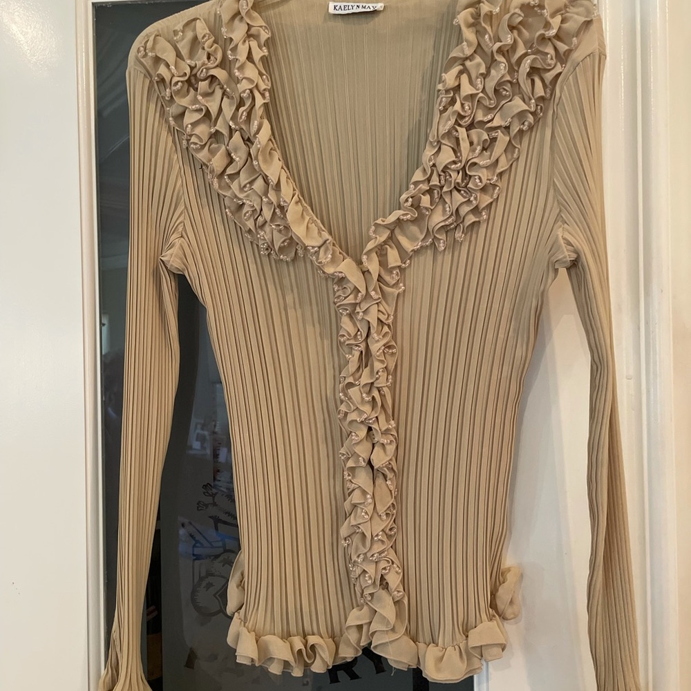 Beige blouse size M/L